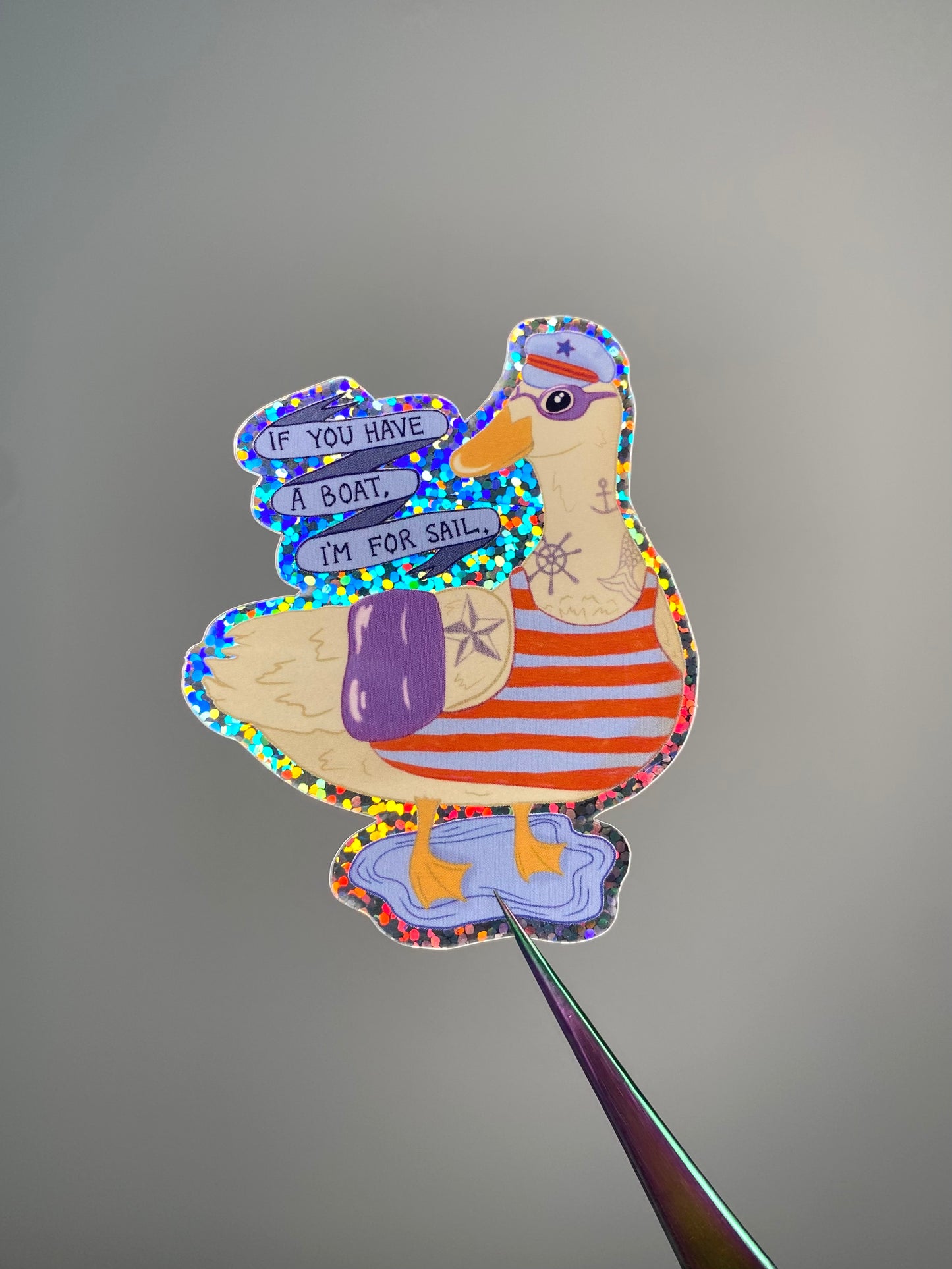 Sailor Duck Vinyl Sticker