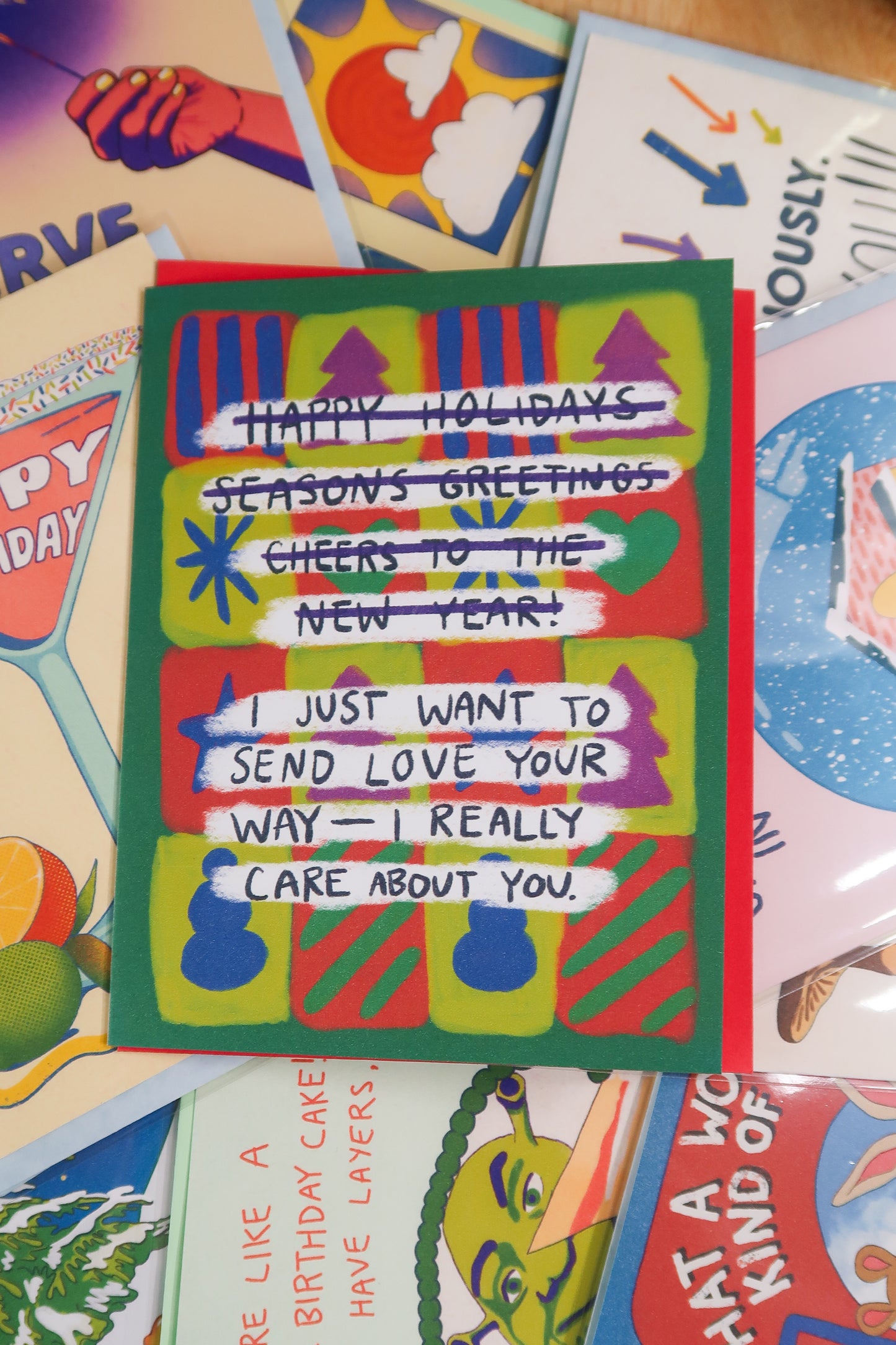 Well Wishes Holiday Shmoliday Card