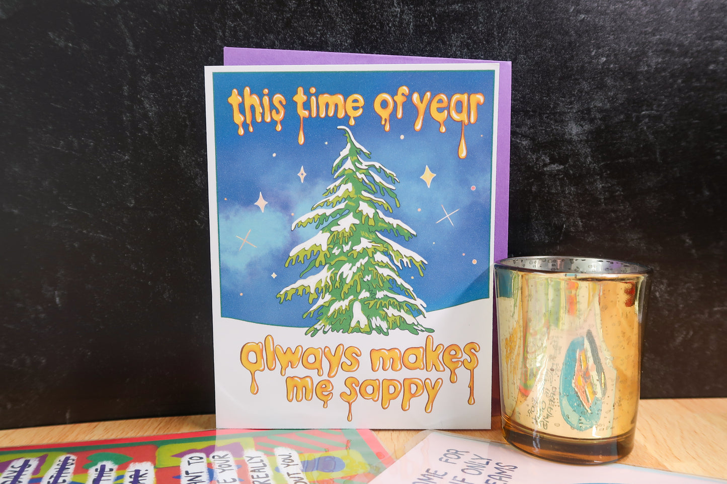 Sappy Holiday Season Greeting Card