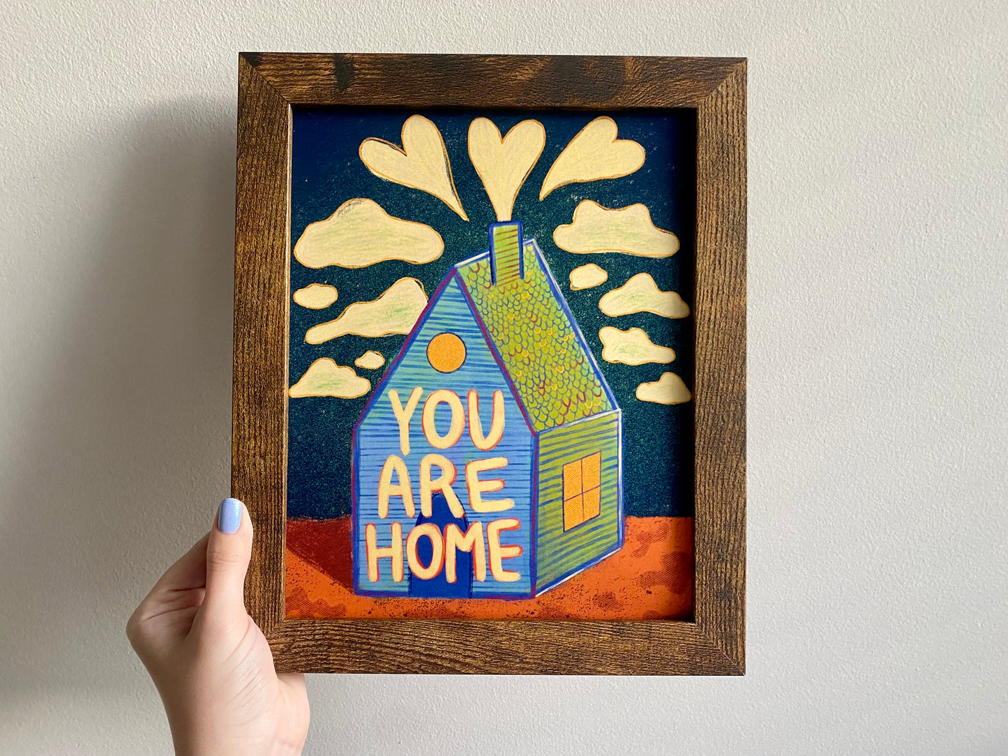 You Are Home Art Print | 8 x 10 Giclée Original Illustration