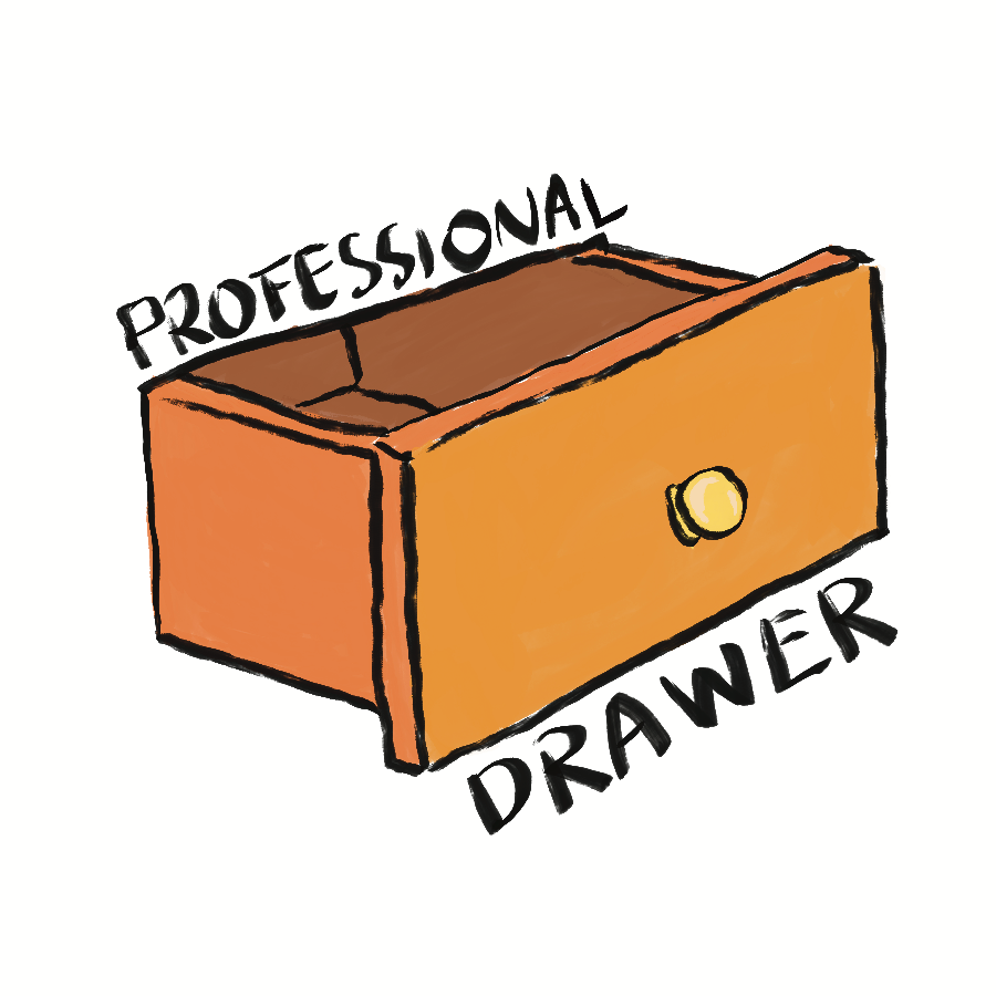 Professional Drawer / Artist Vinyl Sticker