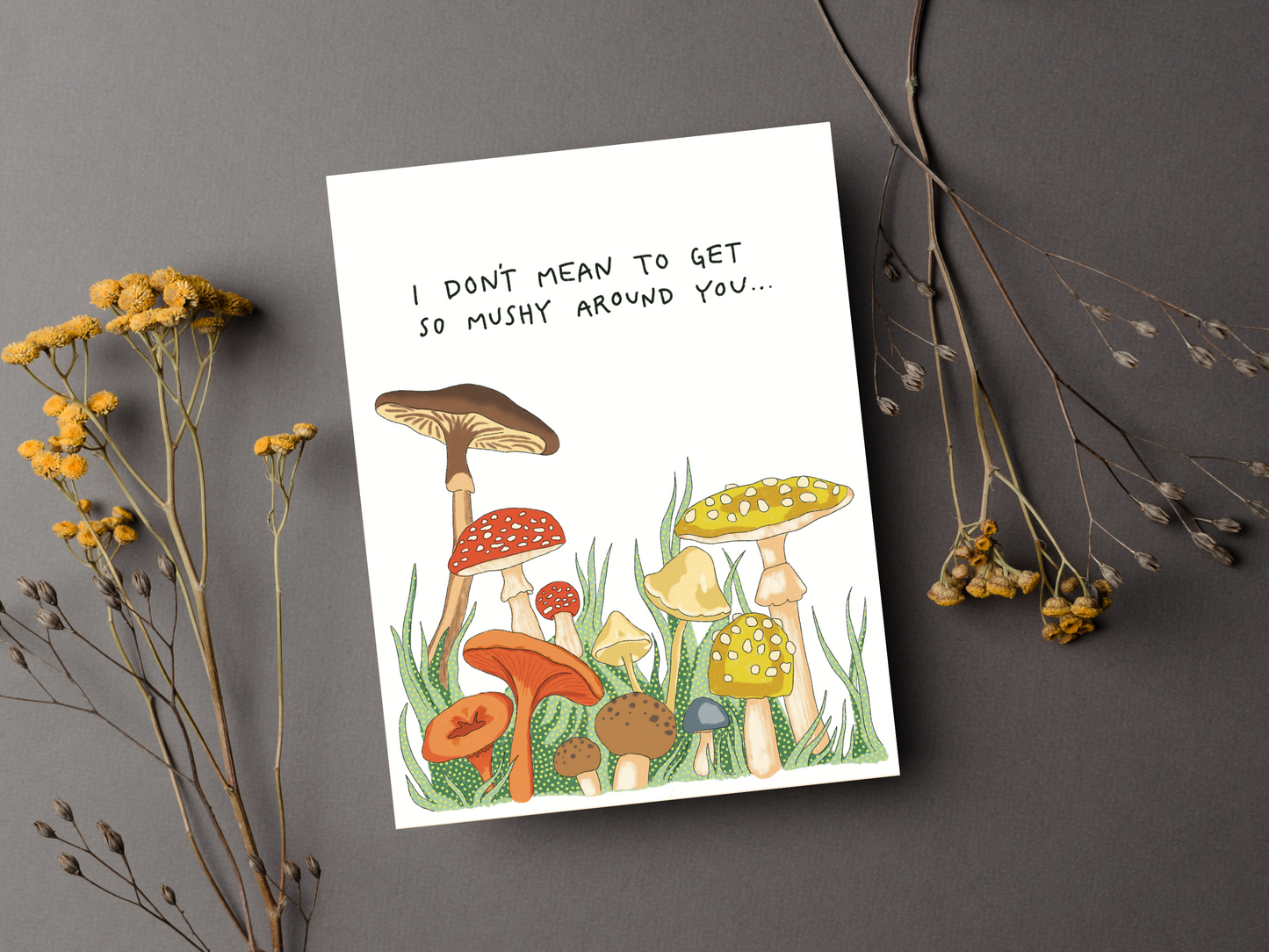Mushroom Love Greeting Card