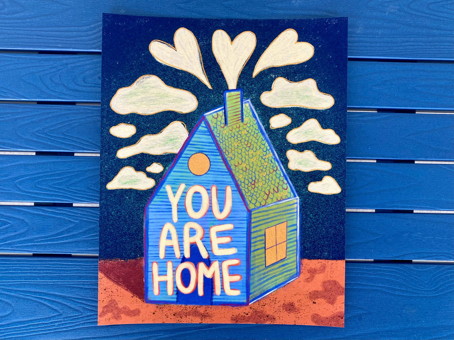 You Are Home Art Print | 8 x 10 Giclée Original Illustration