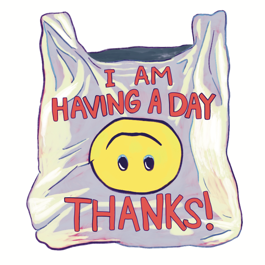 Having a Day, Thanks Sticker