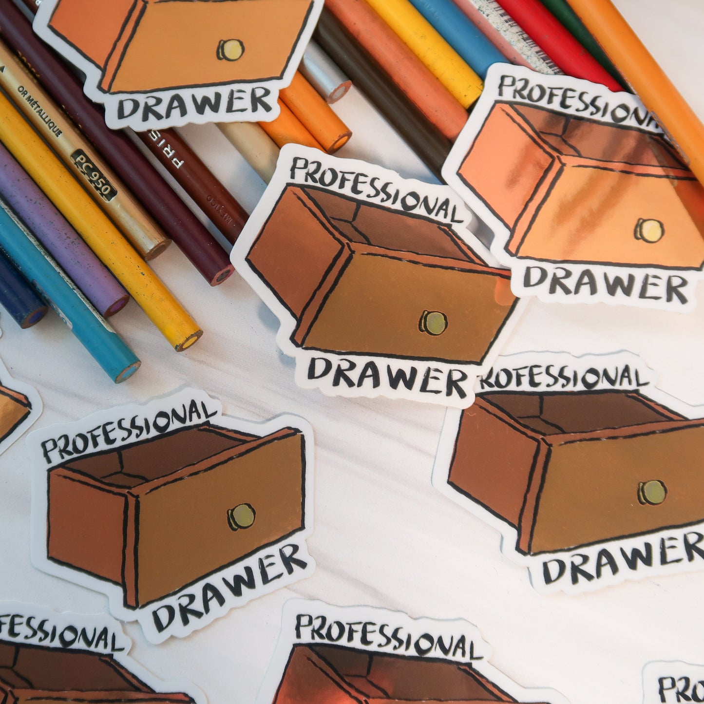 Professional Drawer / Artist Vinyl Sticker