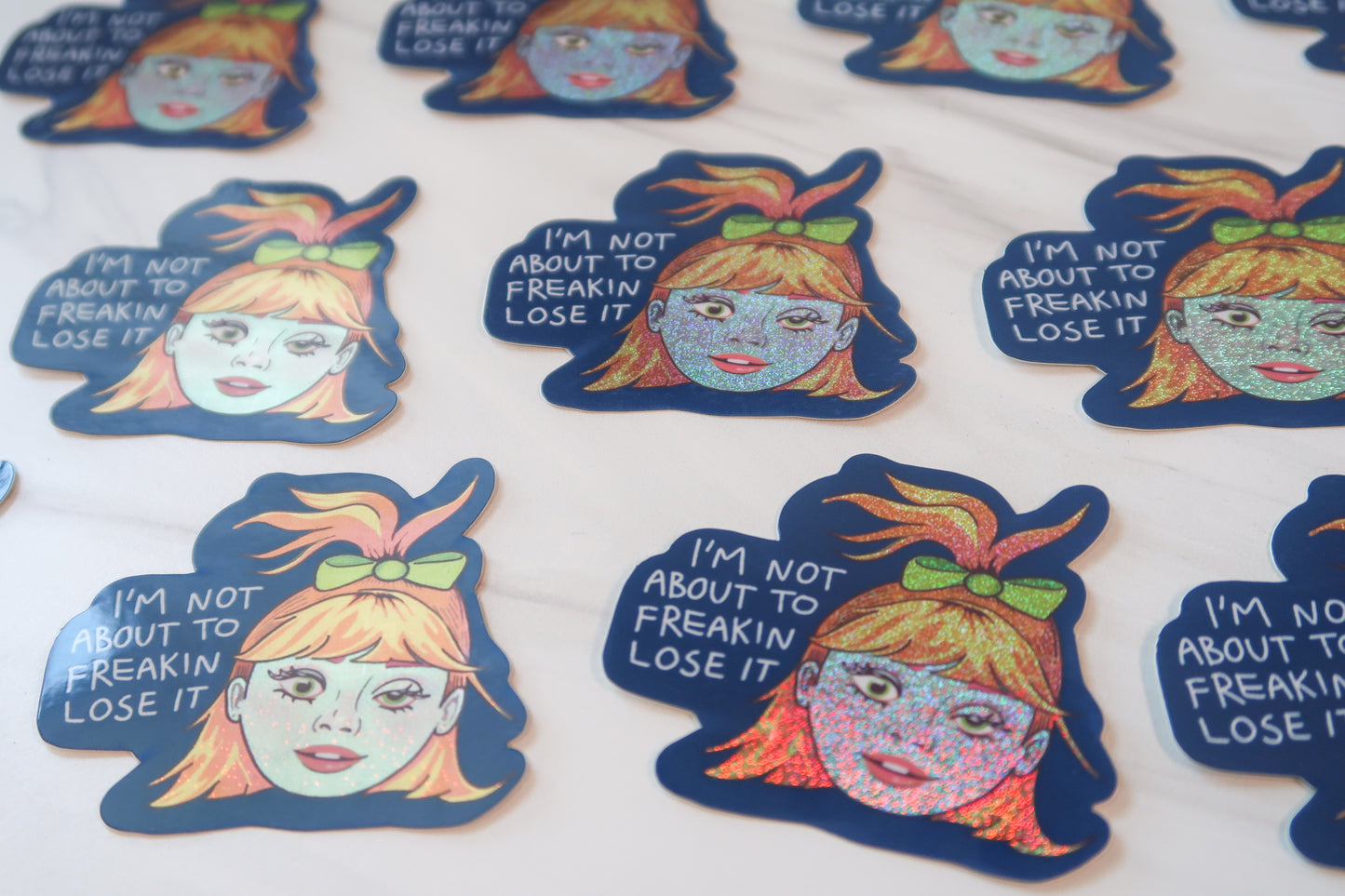 Affirmation Doll Head Vinyl Sticker