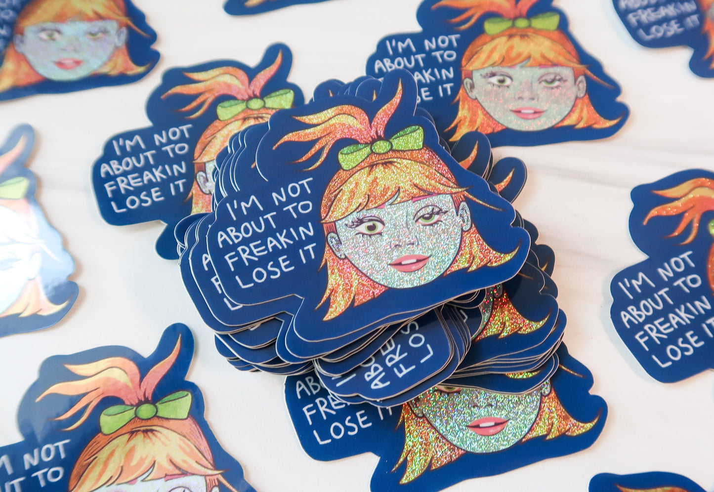 Affirmation Doll Head Vinyl Sticker