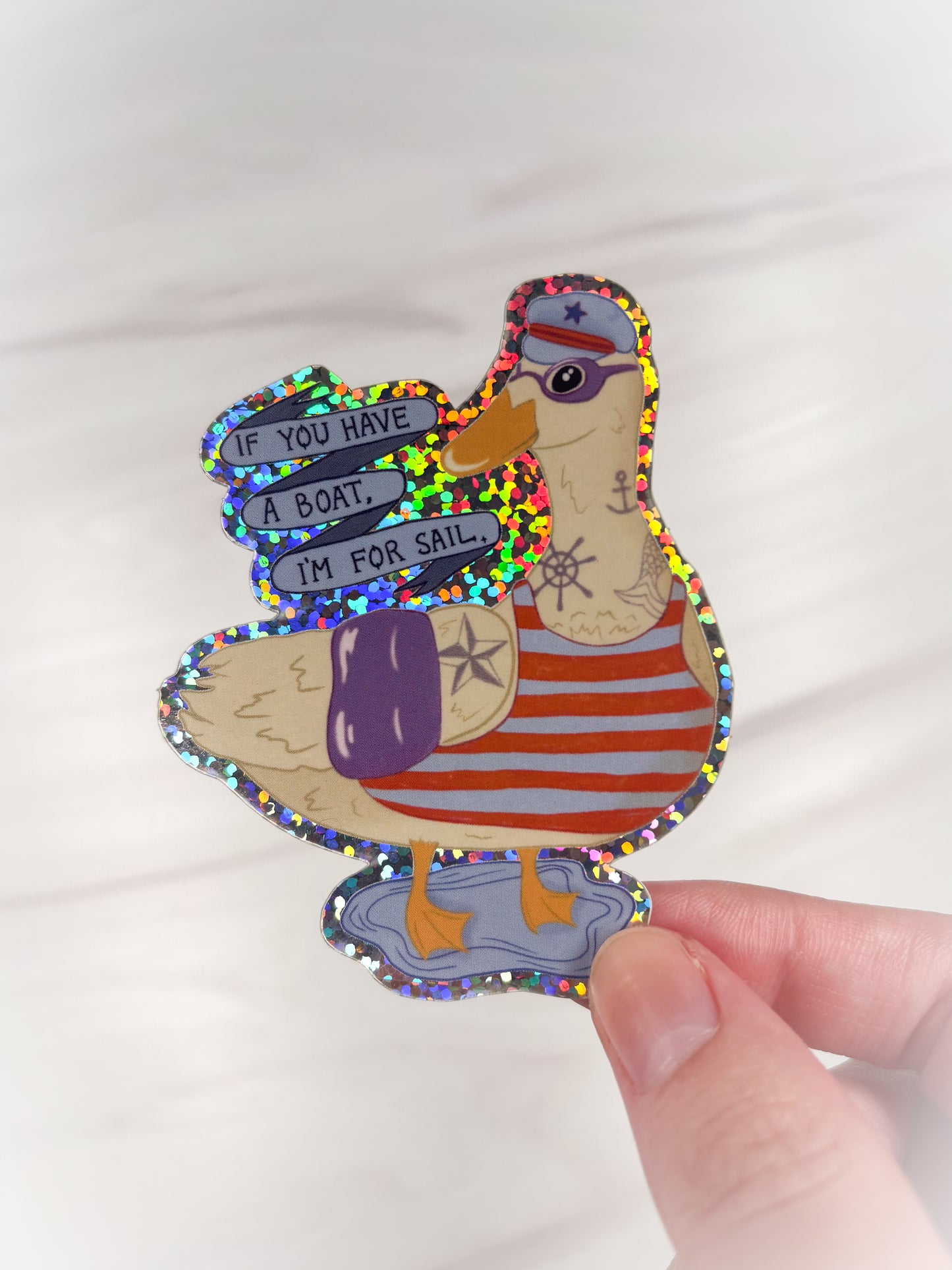 Sailor Duck Vinyl Sticker