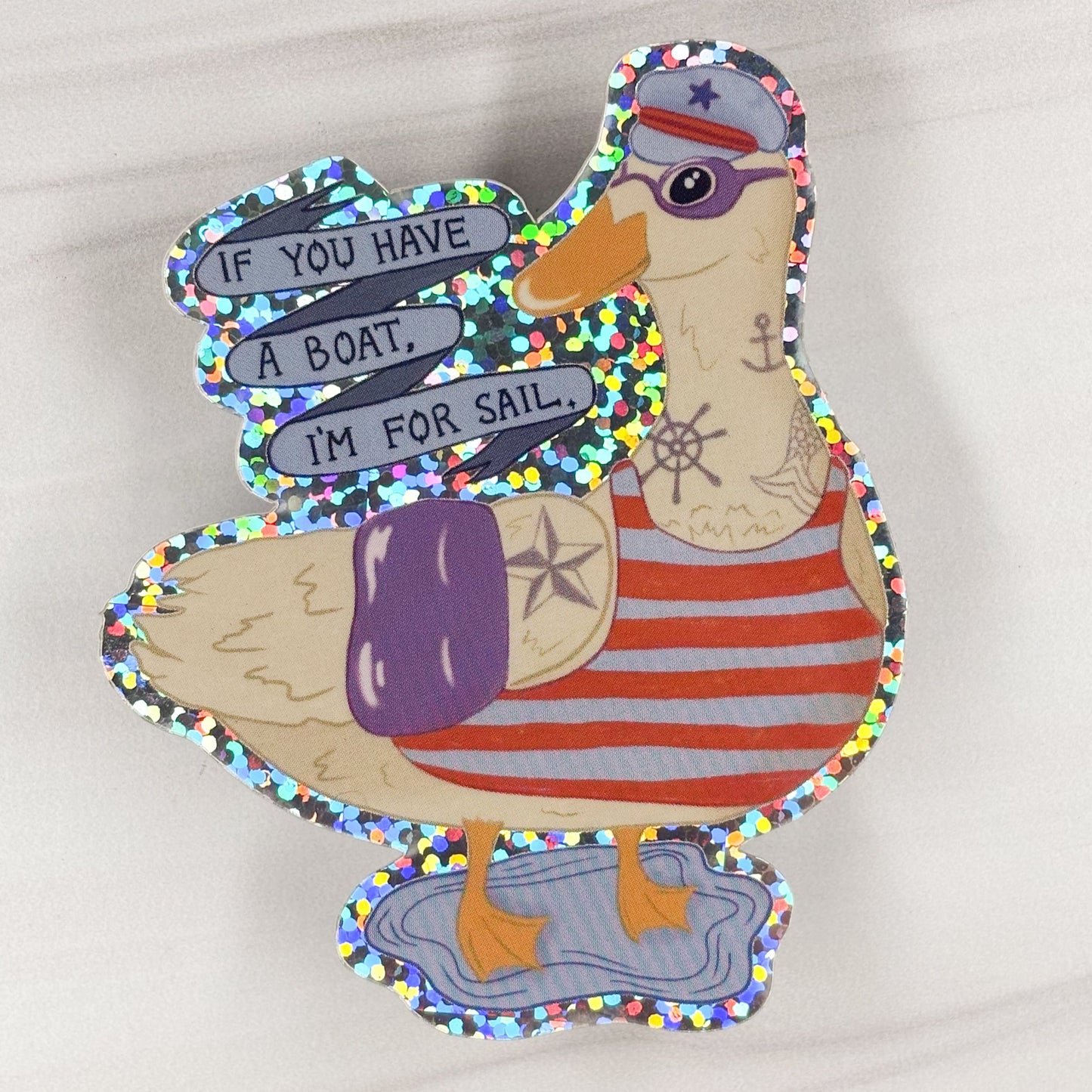 Sailor Duck Vinyl Sticker