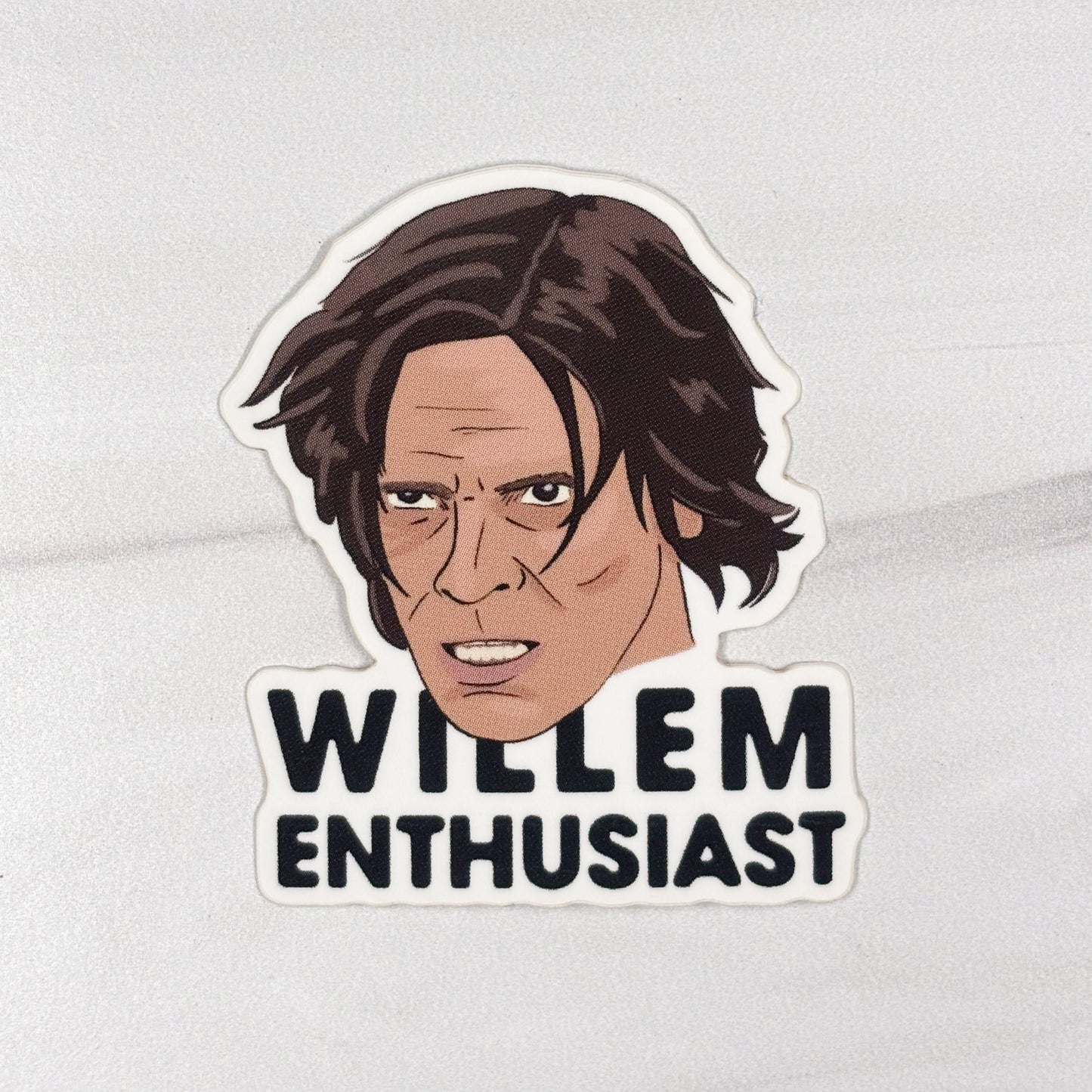 Willem Dafoe Official Fan Club Vinyl Sticker