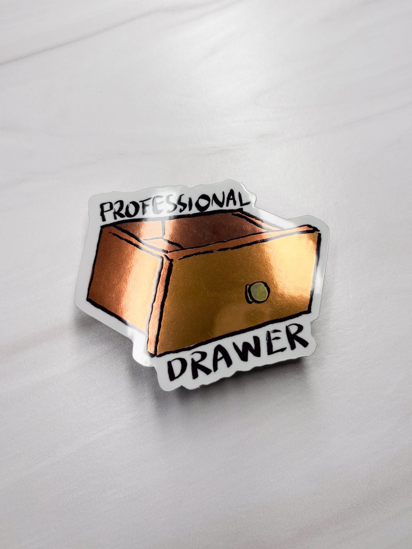 Professional Drawer / Artist Vinyl Sticker