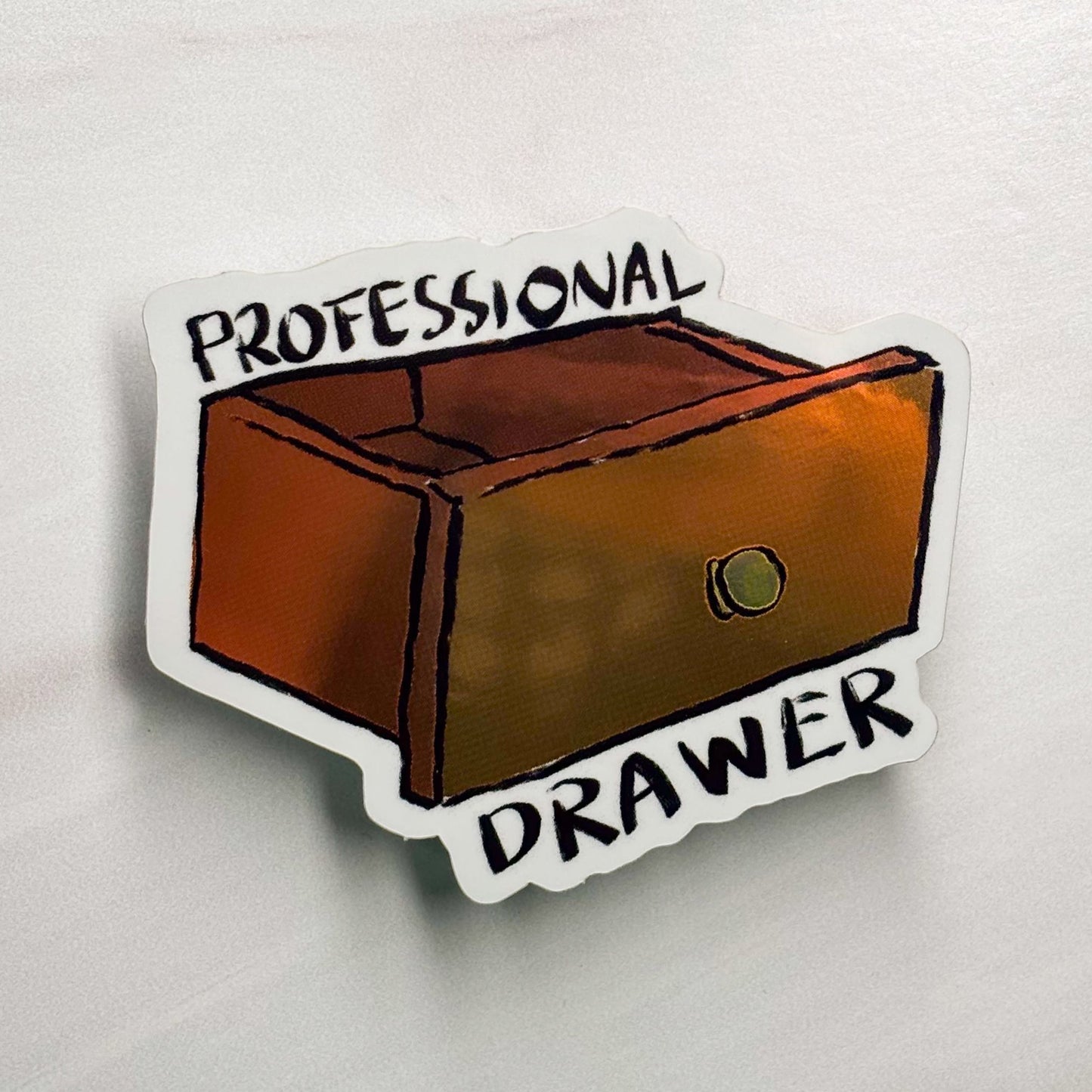 Professional Drawer / Artist Vinyl Sticker