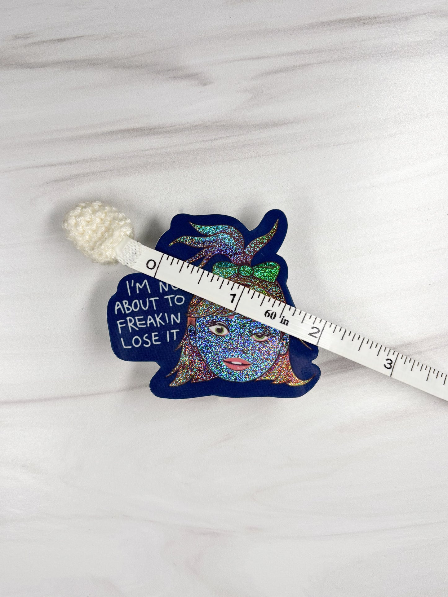 Affirmation Doll Head Vinyl Sticker