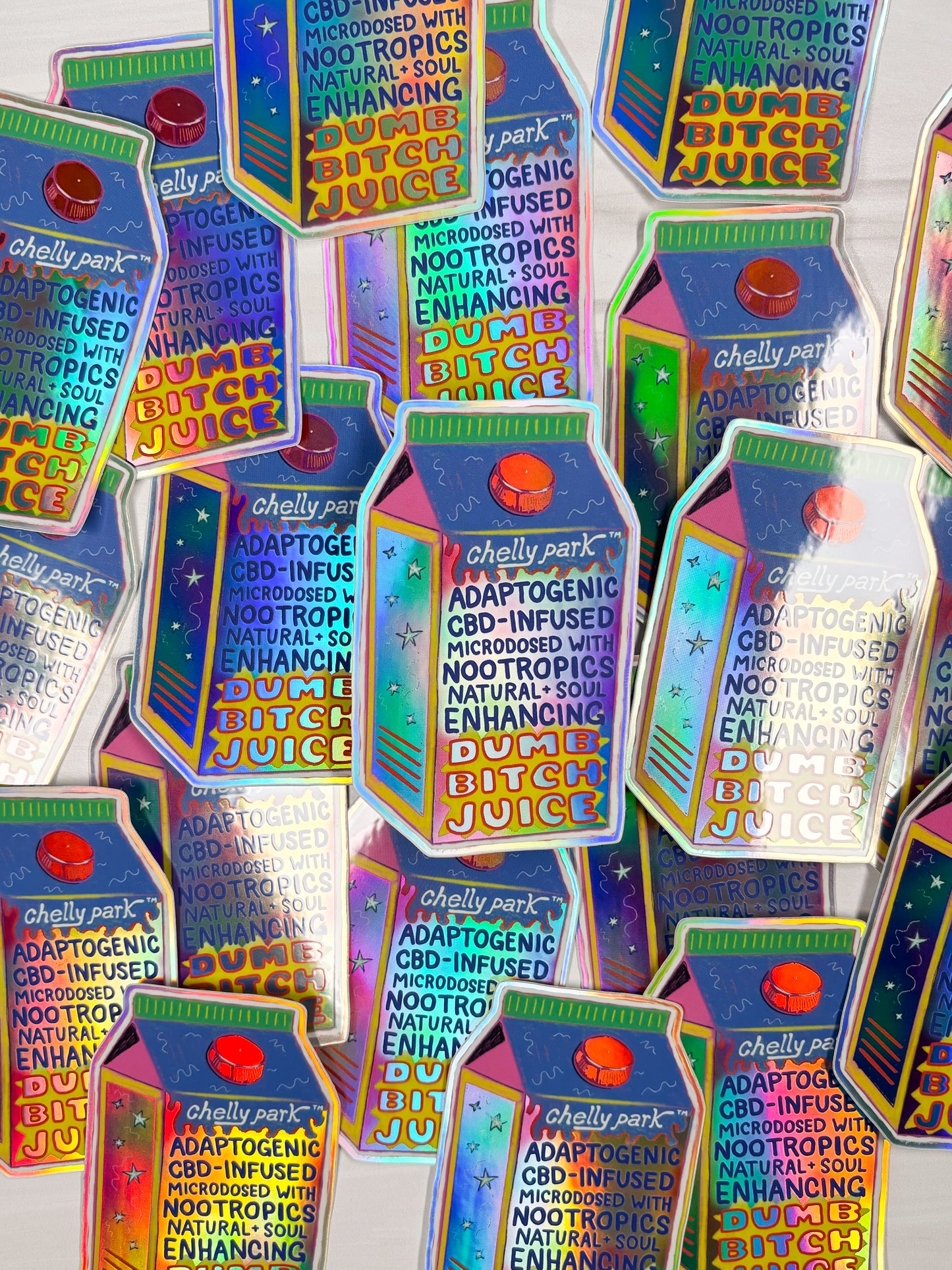 Dumb B*tch Juice Vinyl Sticker