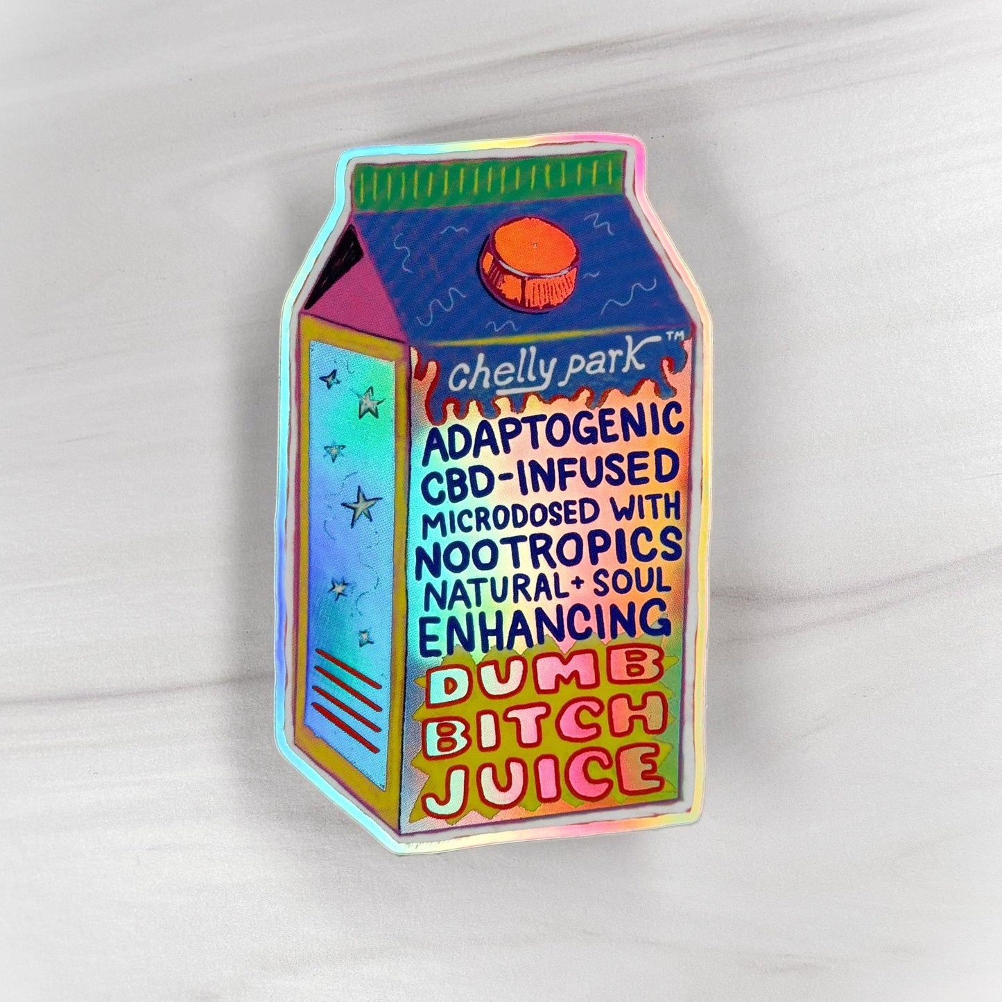 Dumb B*tch Juice Vinyl Sticker