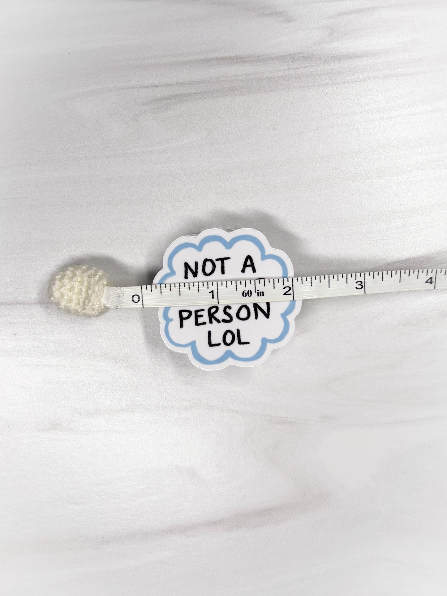 Not a Sticker Person Sticker