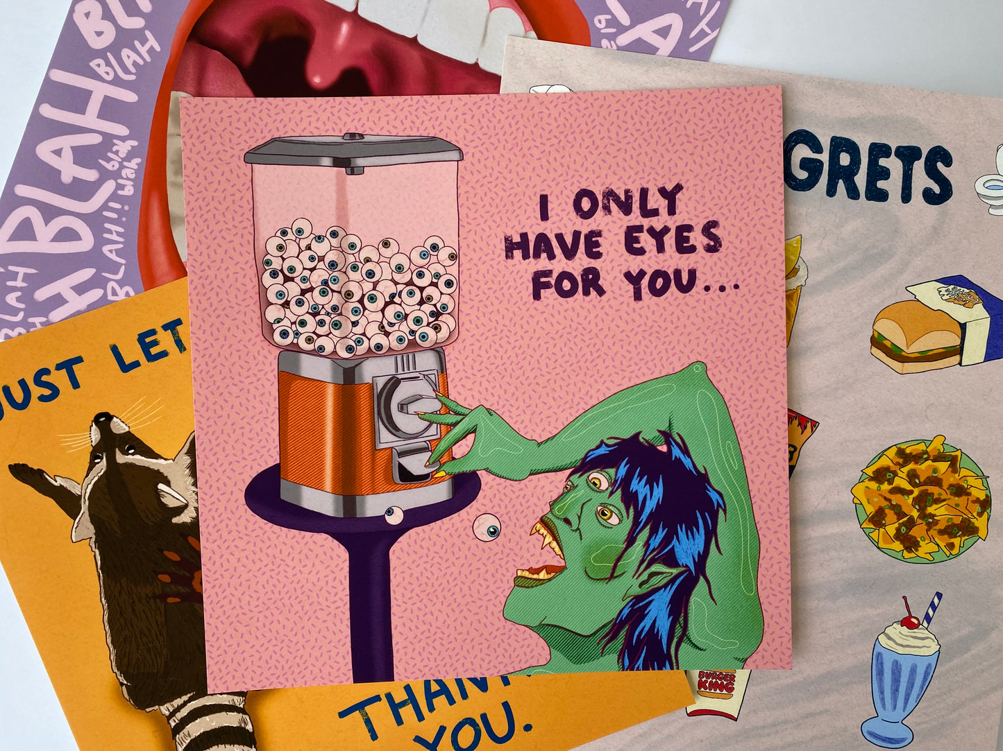 Eyes for You Monster | 8” x 8” Giclée Original Illustration