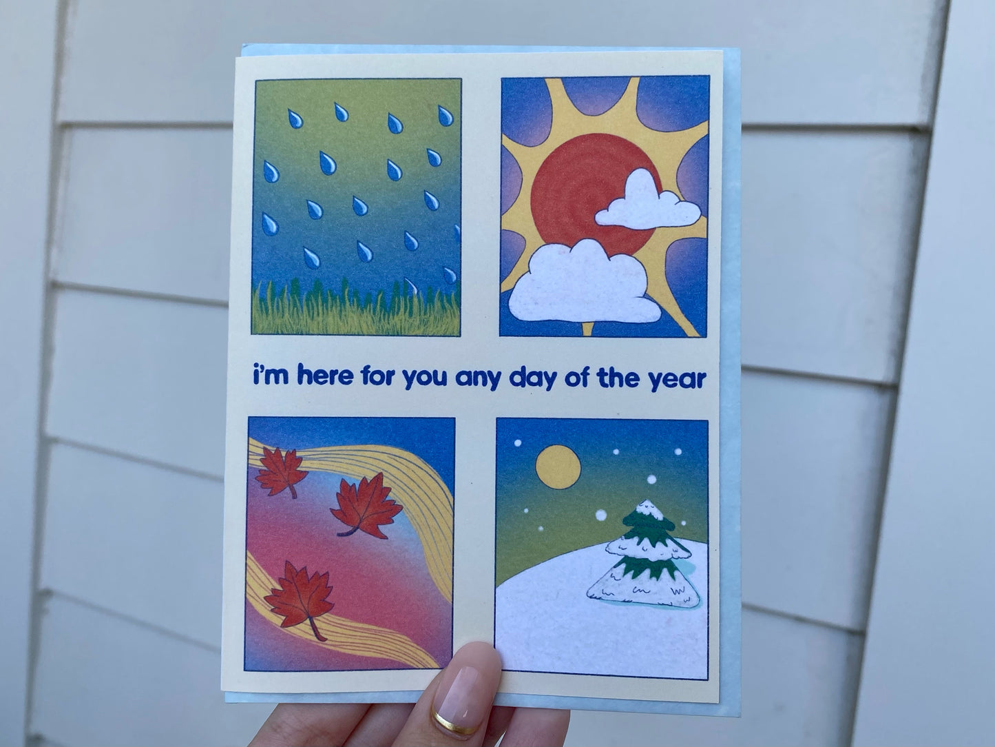 Here For You Any Day Greeting Card