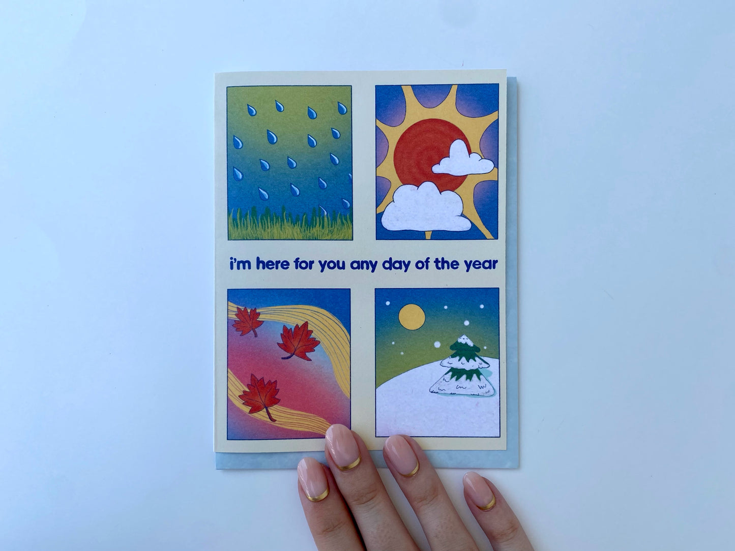 Here For You Any Day Greeting Card