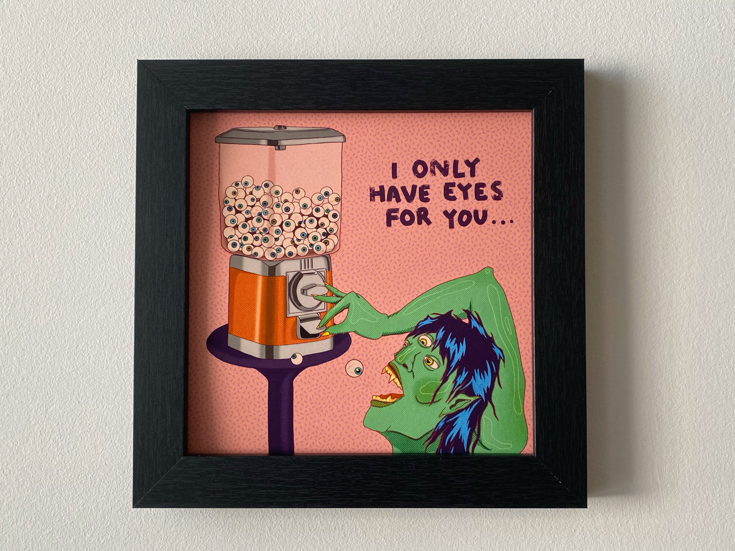 Eyes for You Monster | 8” x 8” Giclée Original Illustration