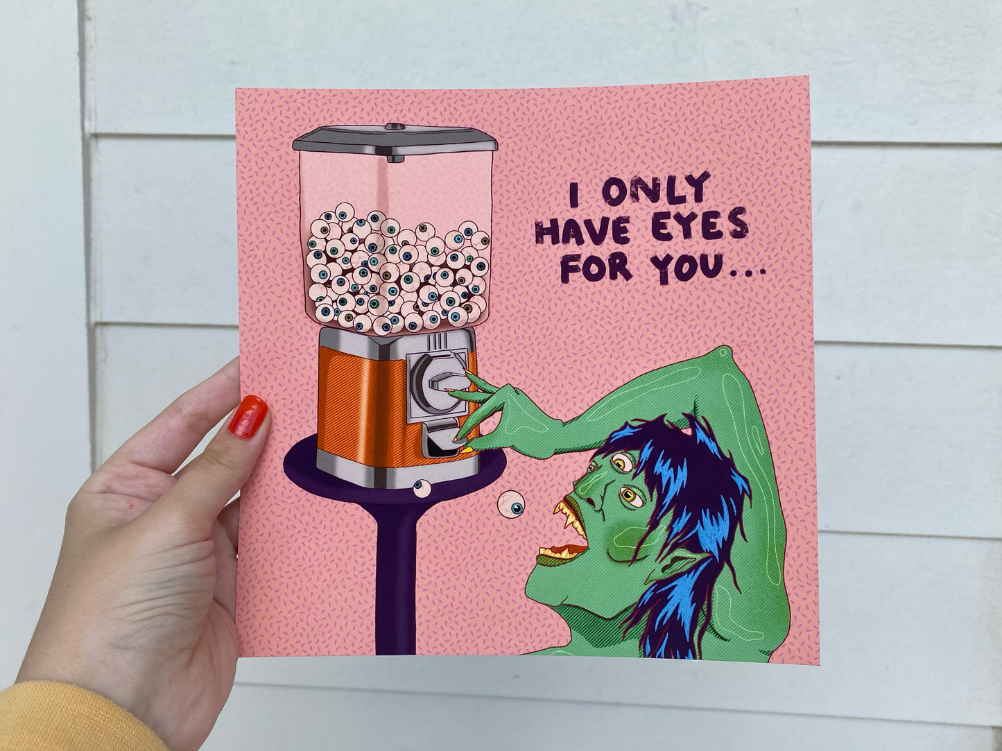 Eyes for You Monster | 8” x 8” Giclée Original Illustration