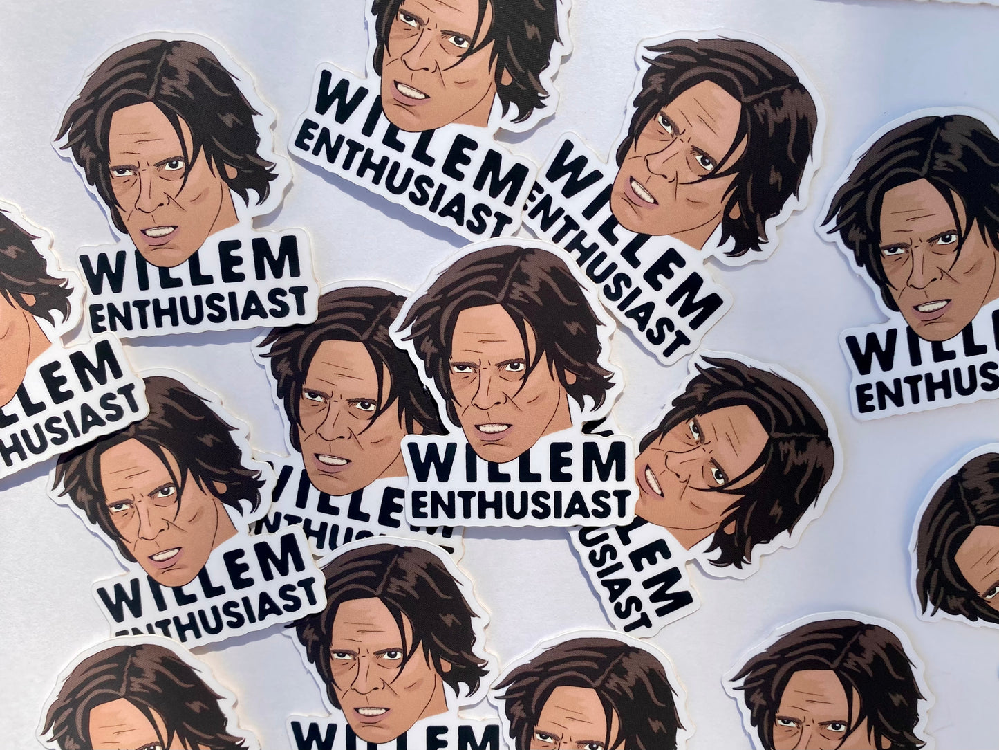 Willem Dafoe Official Fan Club Vinyl Sticker